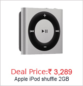 Apple iPod shuffle MD778HN/A 2GB -Silver