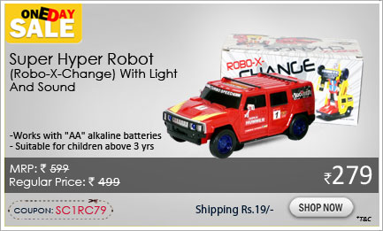 Super Hyper Robot ( Robo-X-Change) With Light And Sound