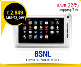 BSNL Penta T-Pad IS709C Rs.2,949