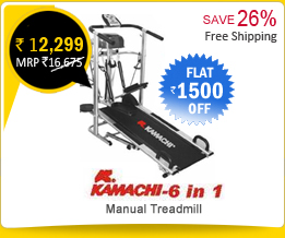 Kamachi 6 in1 Mannual Treadmill at Rs.11,790