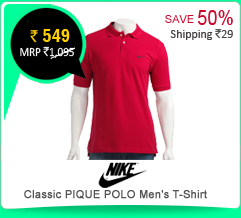 Nike Classic PIQUE POLO Men's T-Shirt at Rs.549