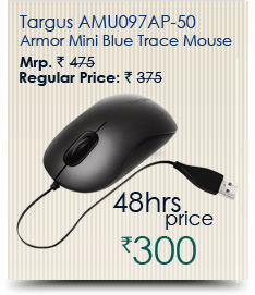 Targus AMU097AP-50 Armor Mini Blue Trace Mouse