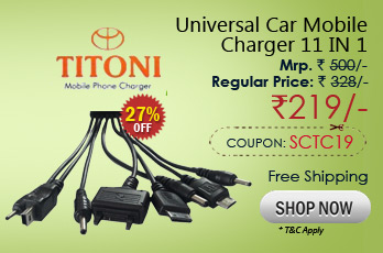 Titoni 11 IN 1 Universal Car Mobile Charger