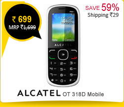Alcatel OT 318D Rs. 699