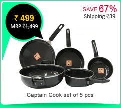Captain Cook set of 5 pcs Rs. 499