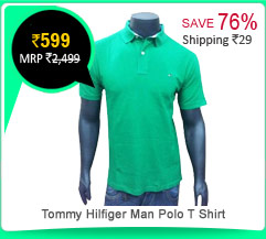 Tommy Hilfiger Man Polo T Shirt Rs. 599
