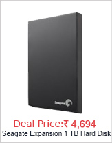 Seagate Expansion 1 TB Hard Disk Drive Portable USB
3.0 +USB 2.0