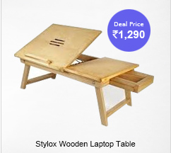 Stylox Wooden Laptop Table
