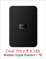 Western Digital Element 1 TB External HDD USB 3.0