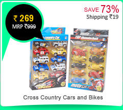 CROSS COUNTRY CARS AND TOP THUNDERBOLT BIKES Rs. 269