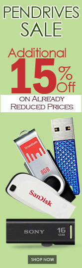 Pendrives Sale Additional 15% off