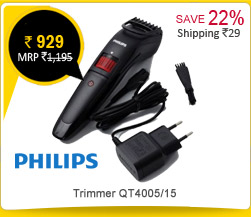 Philips Trimmer QT4005/15 Rs. 929