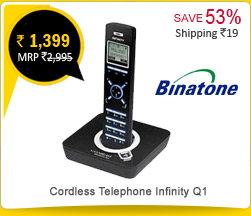 Binatone  Cordless Telephone Infinity Q1 Rs. 1,399