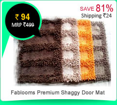 Fablooms Premium Shaggy Door Mat Rs. 94