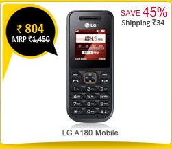 LG A180 Mobile Rs. 804