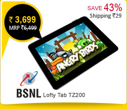 BSNL Lofty Tab TZ200 Rs. 3,699