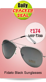 Fidato Black Sunglasses Rs. 174