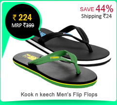 Kook n keech Men's Flip Flops Rs. 224