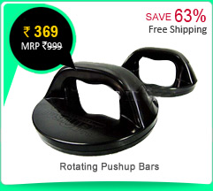 Rotating Pushup Bars Rs. 369