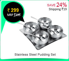 Stainless Steel Pudding Set