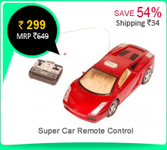 Super  Car Remote Control Rs. 299