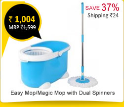 Easy Mop/Magic Mop With Dual Spinners Rs. 1,004