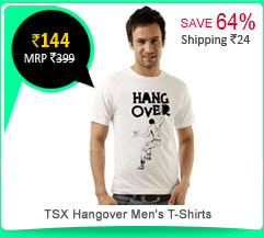 TSX Hangover Men's T-Shirts Rs. 144