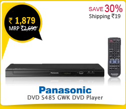 Panasonic DVD S485 GWK DVD Player Rs. 1,879/-