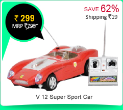 V 12 Super Sport Car Rs. 299/-