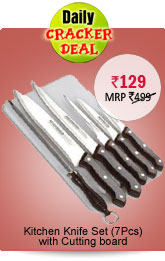 Kitchen Knife Set (7Pcs) with Cutting board