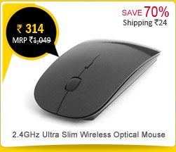 2.4GHz Ultra Slim Wireless Optical Mouse Rs. 314