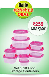 Set of 20 Food Storage Containers