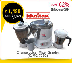 Khaitan Orange Juicer Mixer Grinder (KJMG-703C)