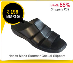 Hansx Mens Summer Casual Slippers -HM-03 Rs. 199