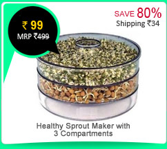 Healthy Sprout Maker With 3  Compartments Rs. 99