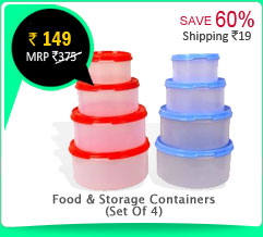 Food & Storage Containers (Set Of 4)