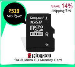 Kingston16GB Micro SD Memory Card