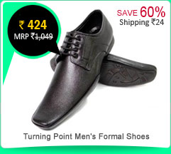 Turning Point Men's Formal Shoes Rs. 424