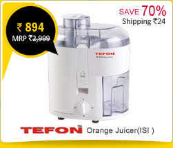 Tefon Orange Juicer  ( ISI ) Rs. 574