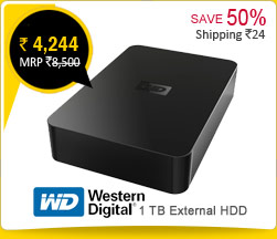 Western Digital Element 1 TB External HDD Rs. 4,244