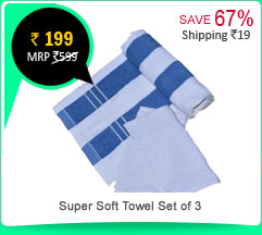 Super Soft Towel Set of 3