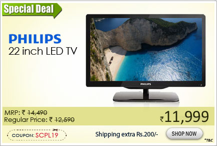 Philips 22 inch LED TV 22PFL5557
