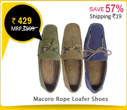 Macoro Rope Loafer Shoes