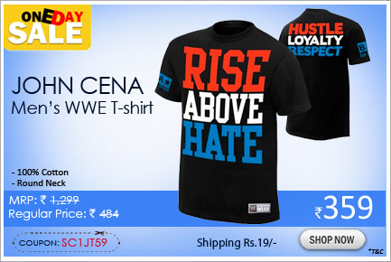 John Cena - Rise Above Hate Mens WWE T-shirt