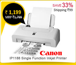 Canon - IP1188 Single Function Inkjet  Printer Rs. 1,199