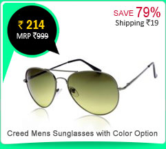 Creed Mens Sunglasses with Color  Option Rs. 214