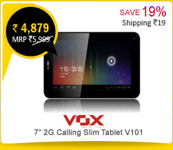 VOX 7" 2G Calling Slim Tablet V101