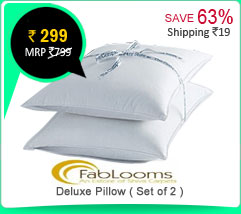 FabLooms Deluxe Pillow ( Set of 2 )