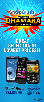ShopClues.com Mobile Dhamaka: Great Selection At Lowest prices
