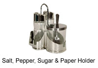 Salt, Pepper, Sugar & Paper Holder